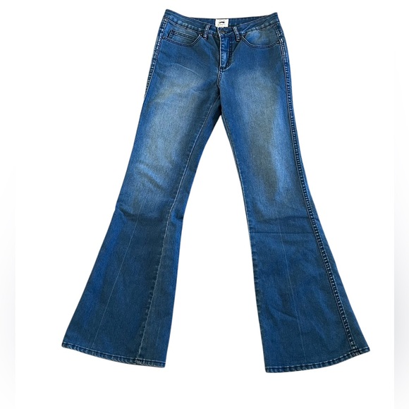 VTG Obey Jeans 90’s Style Skater Boot Cut Flare - Picture 1 of 5